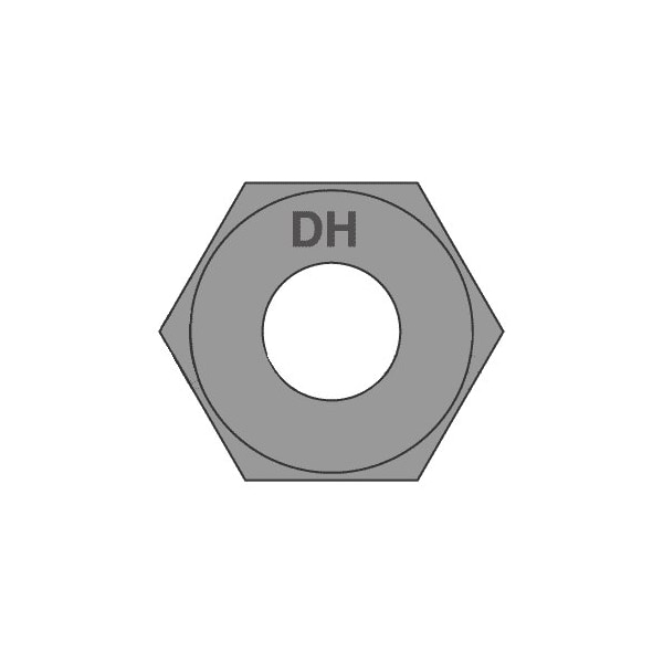 Newport Fasteners Heavy Hex Nut, 3/4"-10, Steel, Grade DH, Plain, 47/64 in Ht, 250 PK 894483-BR-250 - main
